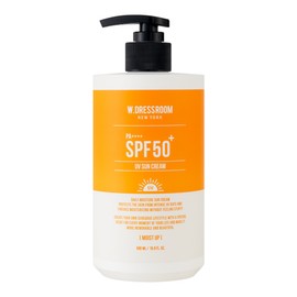 W Dress Room Moisturizing Sun Cream SPF50+ PA++++, 500ml, 1 piece / 더블유드레스룸 모이스처라이징 선크림 SPF50+ PA++++, 500ml, 1개