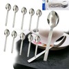 Buystarget 10pcs Teaspoons Set Stainless Steel Tea Spoons Food Grade