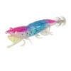 5pcs Wood Shrimp Bait Artificial with Counterweights Double Pileate Hooks