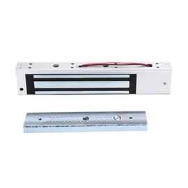 Electromagnetic Lock Waterproof 600LBS 280KG Holding Force with Z and L Bracket Electric Magnetic Door Lock 12V Fail Safe NC Mode for Access Control System