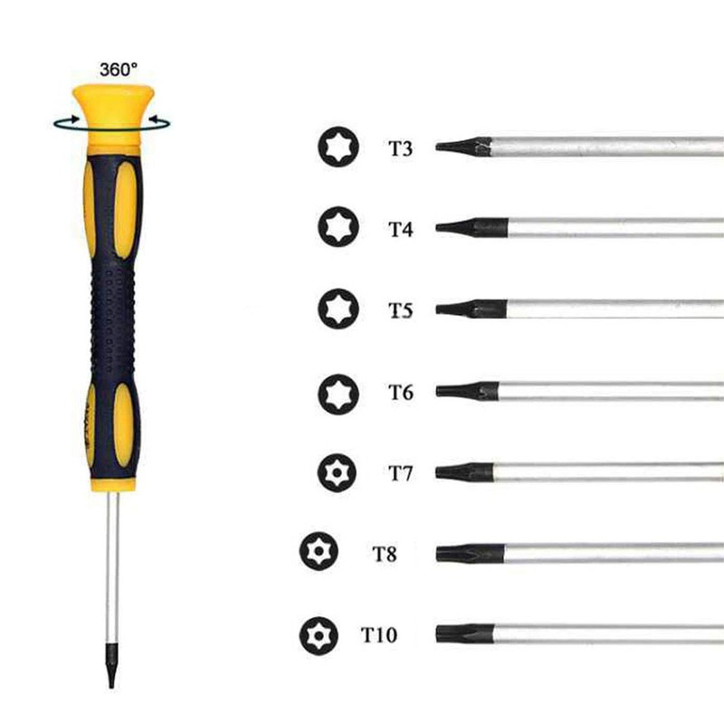 Screwdrivers Set, Screwdriver Set star Screwdrivers with T3 T4 T5