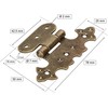 KOTARBAU® Set of 4 Decorative Hinges for Cupboard Asymmetrical Retro