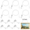 Picture Rail Hanging System with Hook, 66 lb (30 kg)