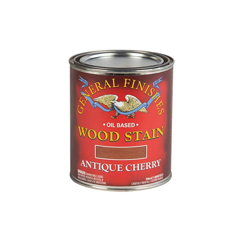 General Finishes Oil Based Penetrating Wood Stain, 1 Quart, Antique
