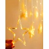 K&H Serie Luces Cortina De Estrellas Cálido Decoración Fiestas