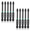 10 PCS Magnetic Screwdriver Bit Set, 70 MM Hex Magnetic