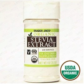 Trader Joe's FRESHEST Trader Joe's Pure Organic Stevia Extract Powder EXP 10/2029 Now Better!
