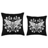 Ritual Moon Death's Head Hawk Moth Graphic Throw Pillow, 18x18,