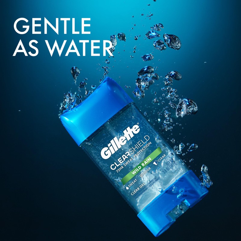 Gillette Antiperspirant and Deodorant for Men, 72hr Sweat & Odor
