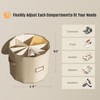 Vailando Shoe Organizer for Closet - Cylindrical Shoe Storage Organizer