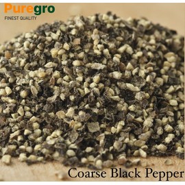 Puregro Coarse Black Pepper 300g | PACK OF 1 | Premium Quality | Kali Mirch | Kala Mary |100% Natural | Pepper Corn Coarse | Premium Quality Product By Puregro.
