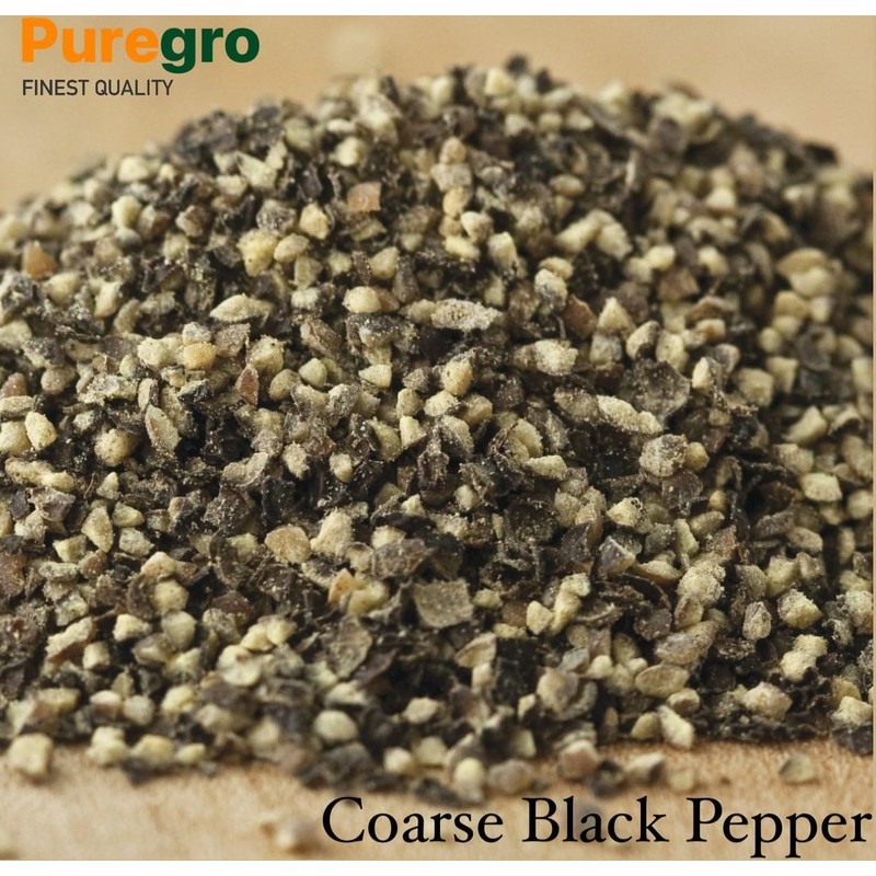 Puregro Coarse Black Pepper 300g | PACK OF 1 |