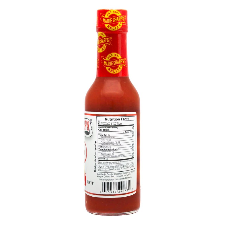 Marie Sharp's Original Hot Habanero Pepper Sauce | 10 oz