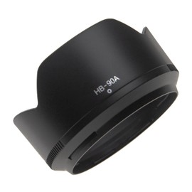 vhbw Lens Hood Compatible with Nikon Nikkor Z DX 50-250 mm f/4.5-6.3 VR Lens with 86 mm Screw Thread - Lens Hood, Matte Black, 47 mm