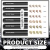 94PCS 5Ft Vacuum Hose Automotive Set,6 Sizes 3/8",5/16",1/4",3/16",5/32",1/8" Silicone Vacuum