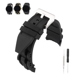 MMBAY Rubber 26MM Watch Bands Replacement Fit for Invicta Pro Diver 6977 6981 6983 6985 6995 21930 90082 17887 22309 Silicone Strap Wirstband for Men and Women Waterproof Bracelet Watch accessories,