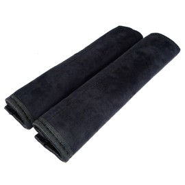 L&P Car Design GmbH 2 Piece Seat Belt Pads Soft Microfibre Shoulder Pads Shoulder Pads Pads Padded Strap Shoulder Black