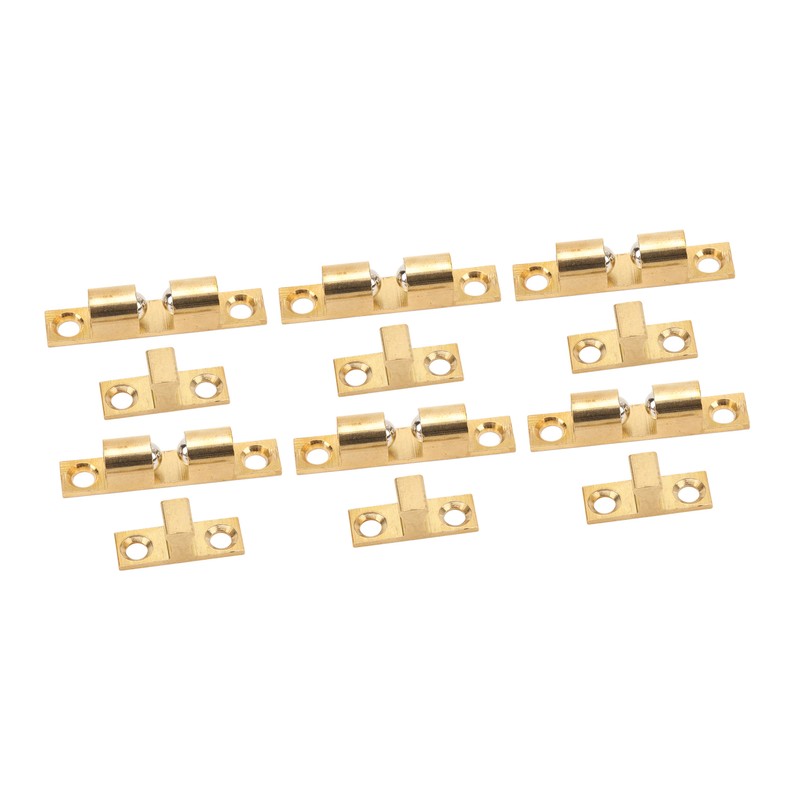 6 Set Cabinet Door Catch Brass Cabinet Door Closet Ball