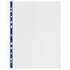 Rexel Quality A4 Punched Pockets with Blue Spine, Embossed, Pack