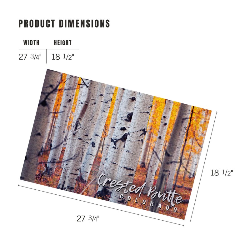 Lantern Press Crested Butte, Colorado, Photography, Aspen Trees, Fall Colors