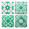 Sass & Belle Green Tile Coasters - Set of 4