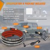 Nilight 49 Inch Emergency Strobe Light Strips with Controller Amber
