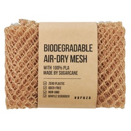 VARUZA Biodegradable Air-Dry Mesh 100% PLA Natural Kitchen Sponge No Oder Plastic Free Zero Wast