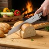 Kuisine Premium 15-Piece Acacia Wood Block Chef Knife Set Stainless