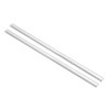 sourcing map 10mmx5mmx250mm Transparent Clear Solid Acrylic Semicircle Rod PMMA