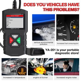 Obd2 Scanner Auto Check Engine Battery Test OBD2 Scanner ODB2 Code Reader Car Diagnostic Tool for All 1996 & Newer Cars