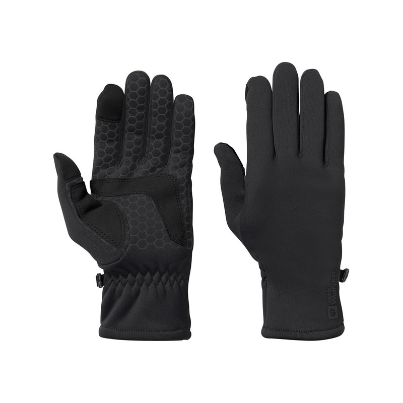 Jack Wolfskin Unisex All-rounder Gloves, Black, L EU