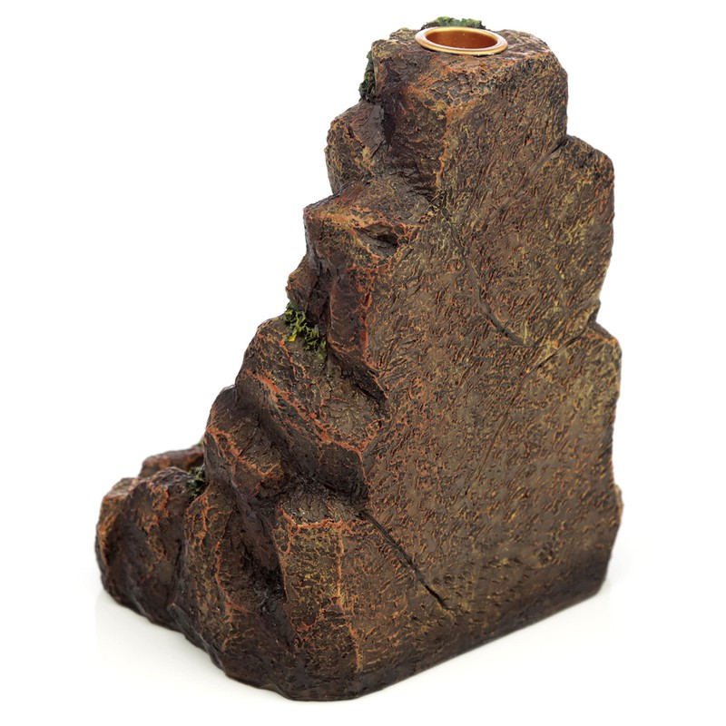 Puckator Bronze Thai Buddha Backflow Incense Burner, Waterfall Incense Holder,