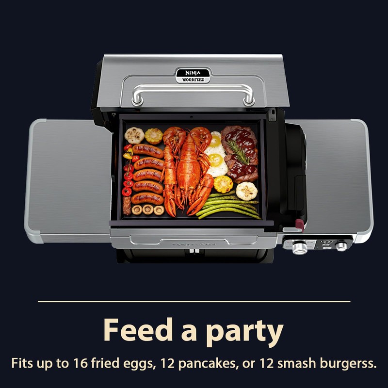 Utheer Nano-Ceramic Full Griddle for Ninja FlexFlame PG300,Professional-Grade Nonstick Full-Size