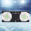 USB Foldable Cooler Fan, Portable Laptop Cooling Pad with Four