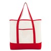 DALIX 22" Extra Large Shopping Tote Bag w Outer Pocket