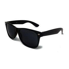 KIDS Classic Sunglasses Black Lens Style - Unisex Childrens Shades UV400 Protective [Black Frame]