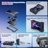 USB C Hub Docking Station with 1.9”IPS Smart Display, Power