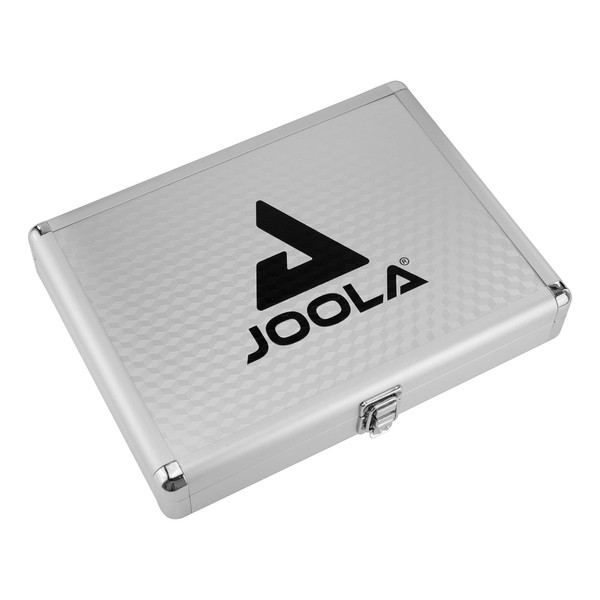 JOOLA ALU BAT CASE Coffret en aluminium argent pour raquettes de tennis de table