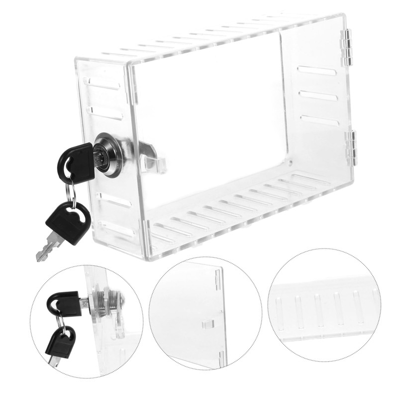 ORFOFE Thermostat Lock Box Wall Guard Protector for Indoor Thermostats