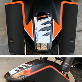 Resin Bike Motorcycle 3D Stickers Compatible with KTM 1190 Adventure S 2013-2016. Front Fender Protection from Bumps and Scratches. Resin Stickers - Gadget Moto