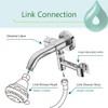 MENGDIYA Solid Metal Shower Arm Diverter with Handshower Mount for
