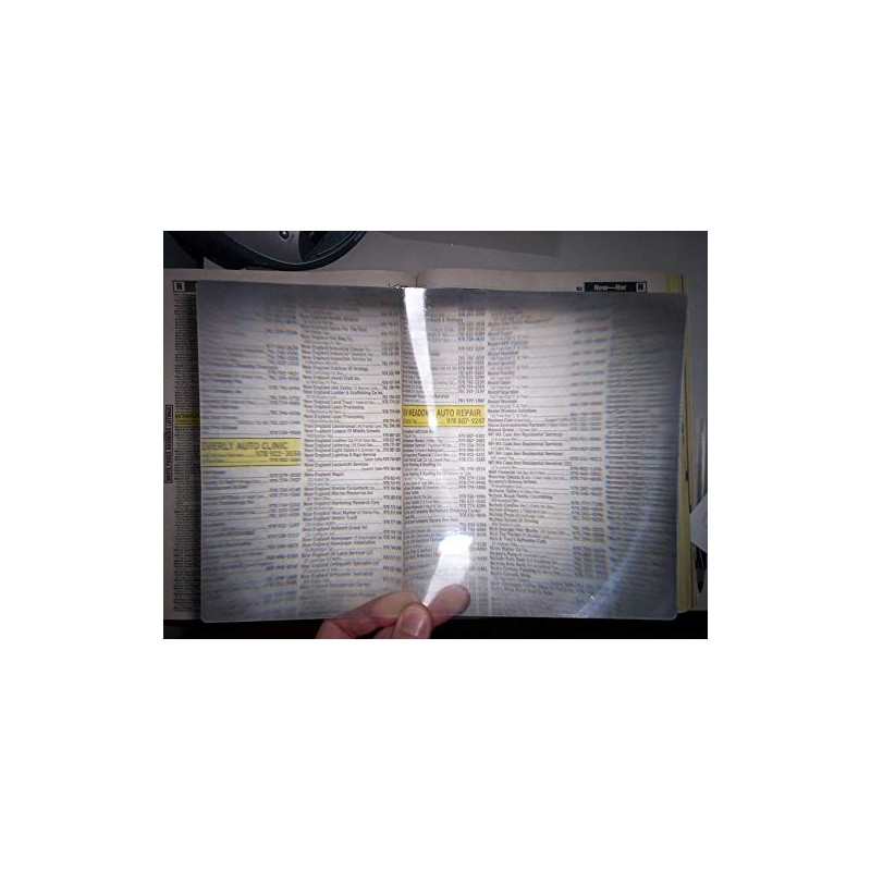 3x Full Page Book Reading Magnifying Lens Sheet Fresnel Magnifier