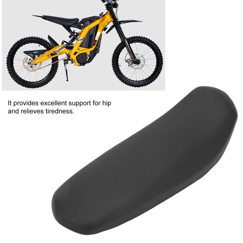 Electric Motorcycle Seat Cushion Black Leather Replacement for Sur Ron