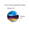 Gazing Ball for Garden Decor - 8-Inch Hollow Metal Sphere