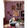 Ismoon Leopard Print Peel and Stick Wallpaper Pink Cheetah for