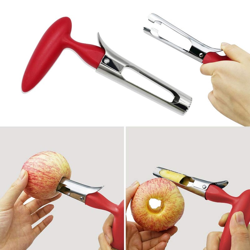Apple Slicer & Corer Set — Divider, Apple Corer Remover,