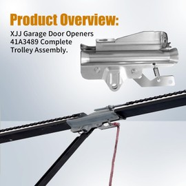 XJJ 41A3489 Garage Door Openers Carriage Complete Trolley Assembly Compatible with Chain Drive Operators Made by Liftmaster, Chamberlain, Sears Craftsman