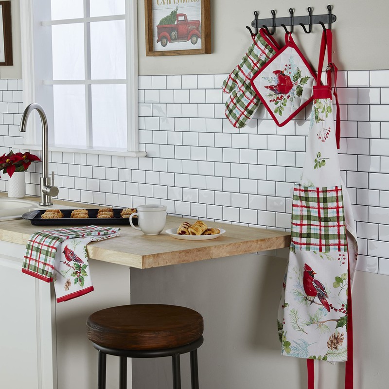 SKL Home Berry Cardinal Dish Towel Set