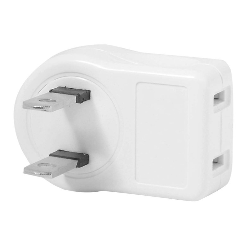 xiwai NEMA 1-15P USA Outlet Saver Power Extension Adapter 2-Prong