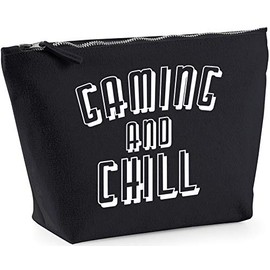 Hippowarehouse Gaming and chill printed make up cosmetic wash bag 18x19x9cm